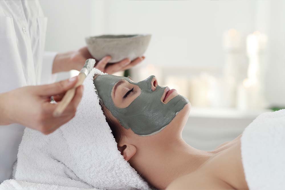 woman with a mask, detox, skin care